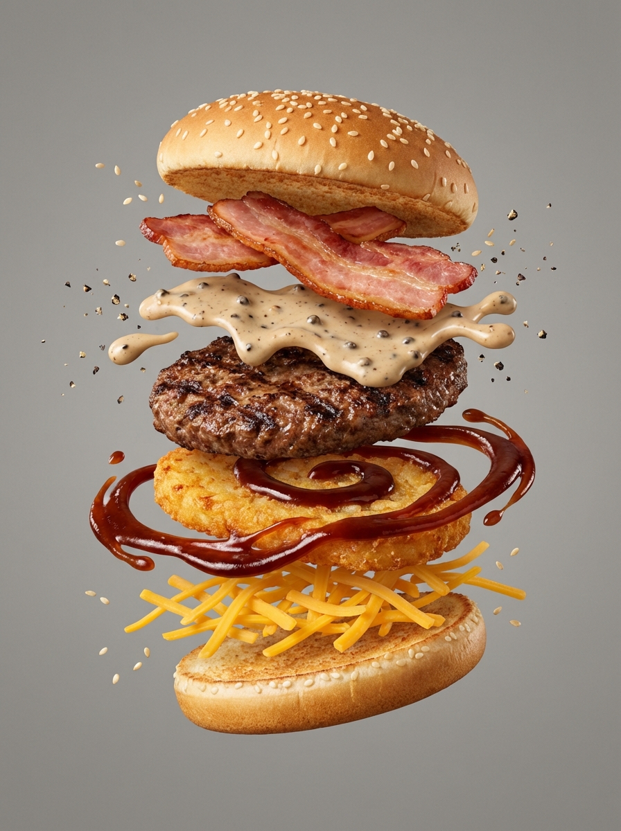 Food Photography: Orbital Swirl